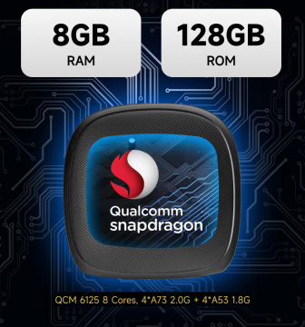 Ai Box Android 13 (QCM6125, 8 + 128G 4G LTE)